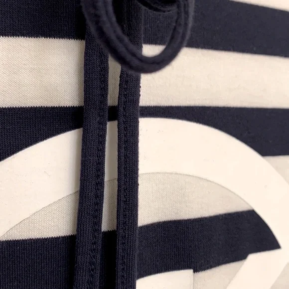 Michael Kors Navy White logo Hoodie - Picture 7 of 12
